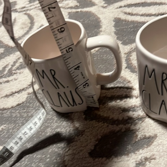 Rae Dunn Mr and Mrs claus coffee mugs. Like new. Set of two mugs. - Picture 5 of 5